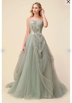 Andrea & Leo Sage Formal Dress