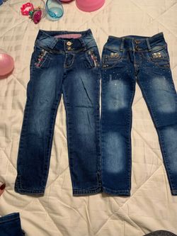 Pantalones niña 4t los 2 por $12