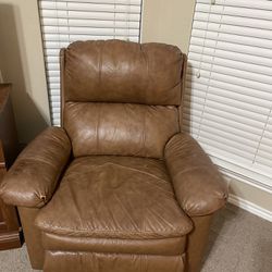 Real Leather Recliner 