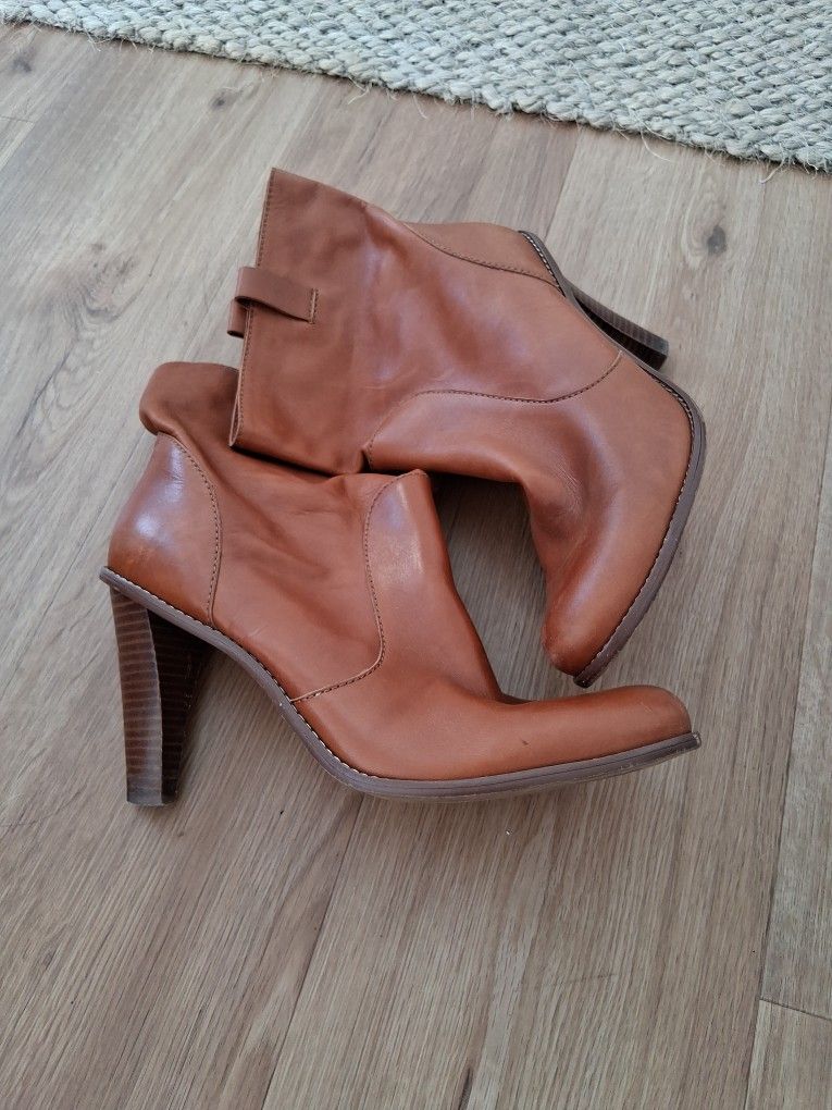 Cole Haan Leather Short Boots