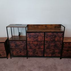 Dresser And Two Nightstands