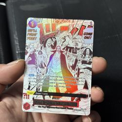 Come On!! We’ll Fight You One Piece Trading Card  
