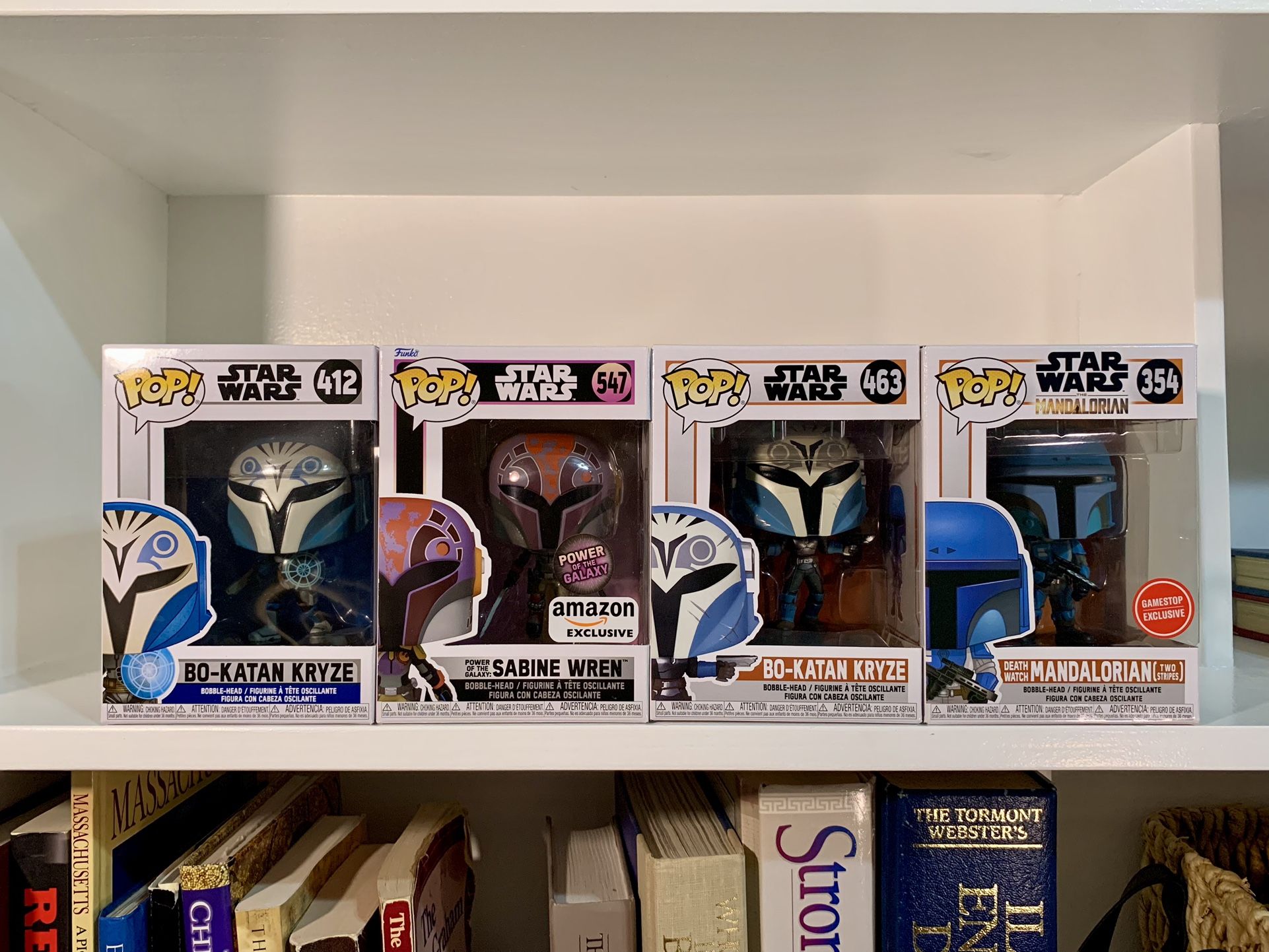 Star Wars Funko Pops Mandalorian Lot Bo Katan Sabine Ren Death Watch