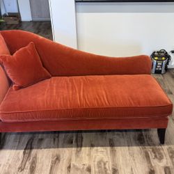 Red Velvet Loveseat Couch