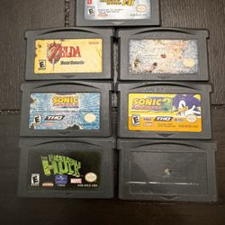 Gameboy Advance Games NEED GONE ASAP