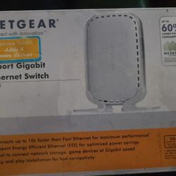 Netgear 5 Port Gigabit Ethernet Switch GS605