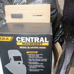 MEDIA BLASTING HELMET