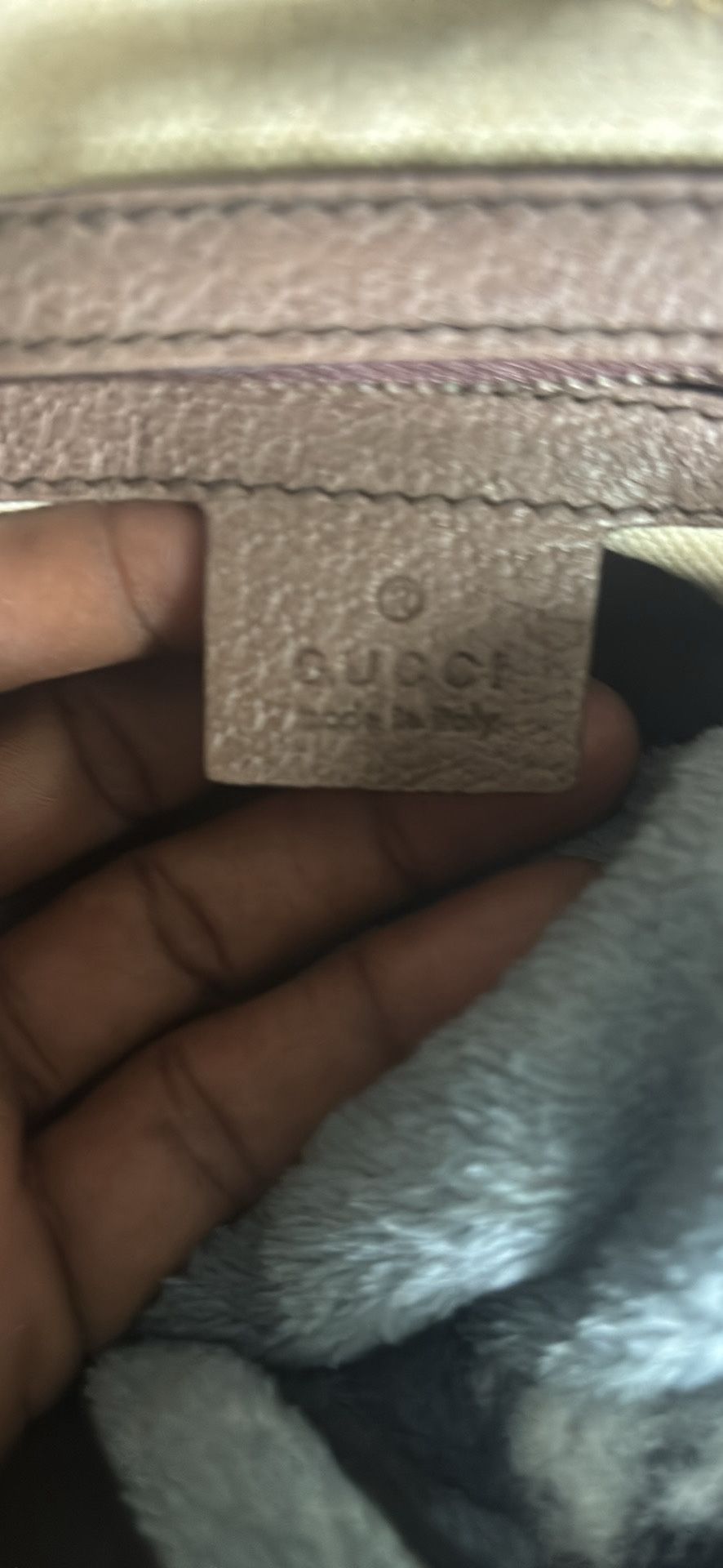 Beige GG Supreme Canvas Small Ophidia Backpack