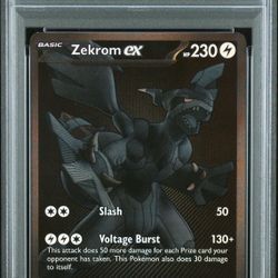 Zekrom EX 172 PSA 10 Black Bolt