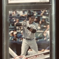 Aaron Judge 2017 Topps Update Series Rookie Card US99 GMA Graded 10 Gem Mint!!