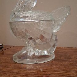 Crystal Turkey Candy Dish