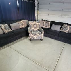 2 Sofas and 1 Chair