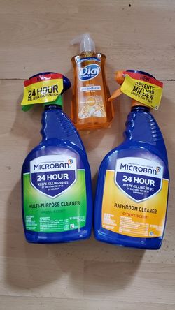 Microban this is business grade lysol kills bacteria and kills viruses