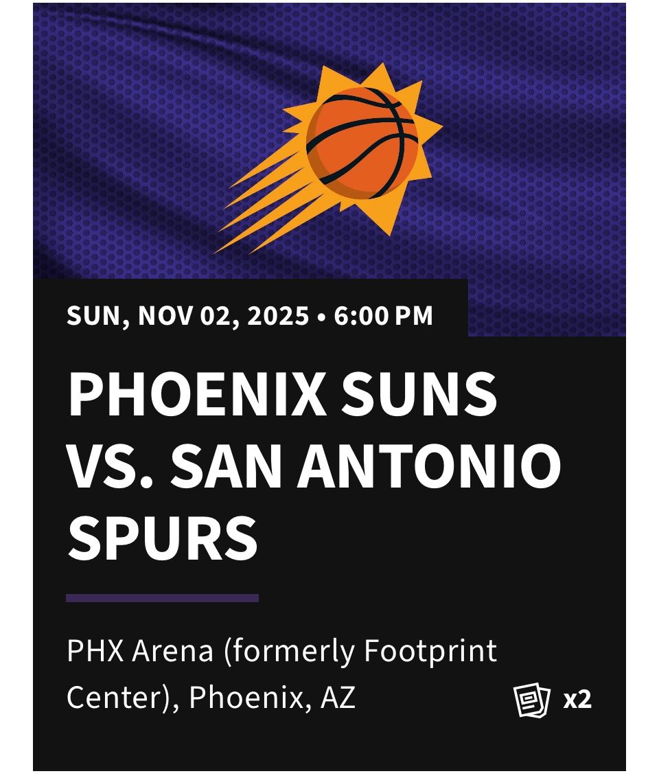 Phoenix Suns V San Antonio Spurs