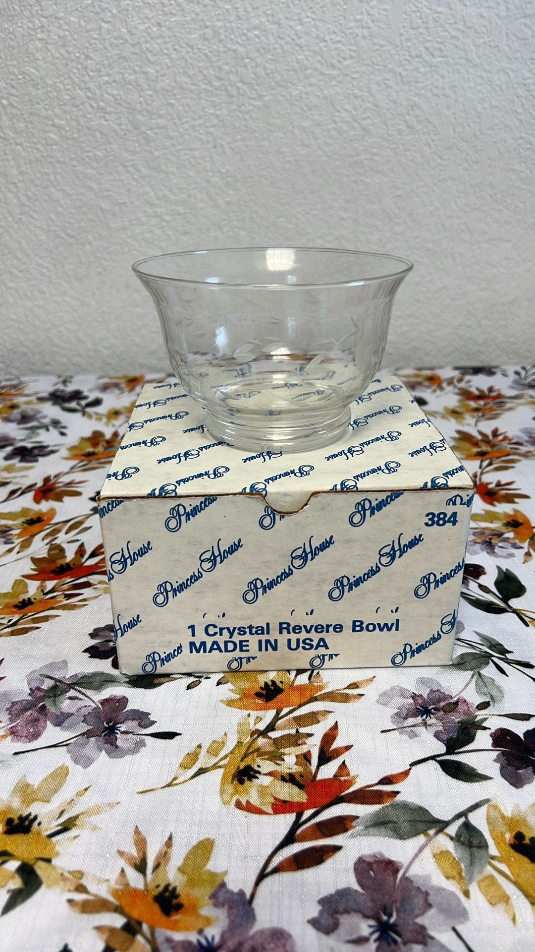 Princess House Crystal Bowl
