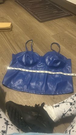 Blue Corset Style Top 