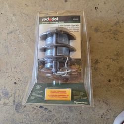 Red Dot K330BR 3 tier pagoda garden landscape light, brand new sealed. 120V outdoor path light, bronze die cast zinc, weatherproof for walkway and flo