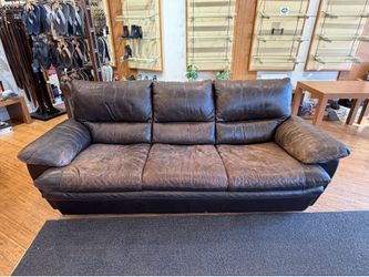 Leather couch