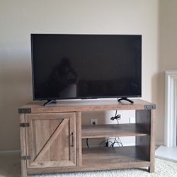 TV + TV Stand / Buy Together or Separately – Sharp TV with Remote