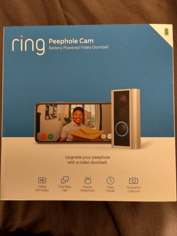 Brand New Ring Peephole Video Doorbell