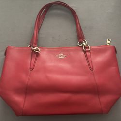 Red Coach Purse
