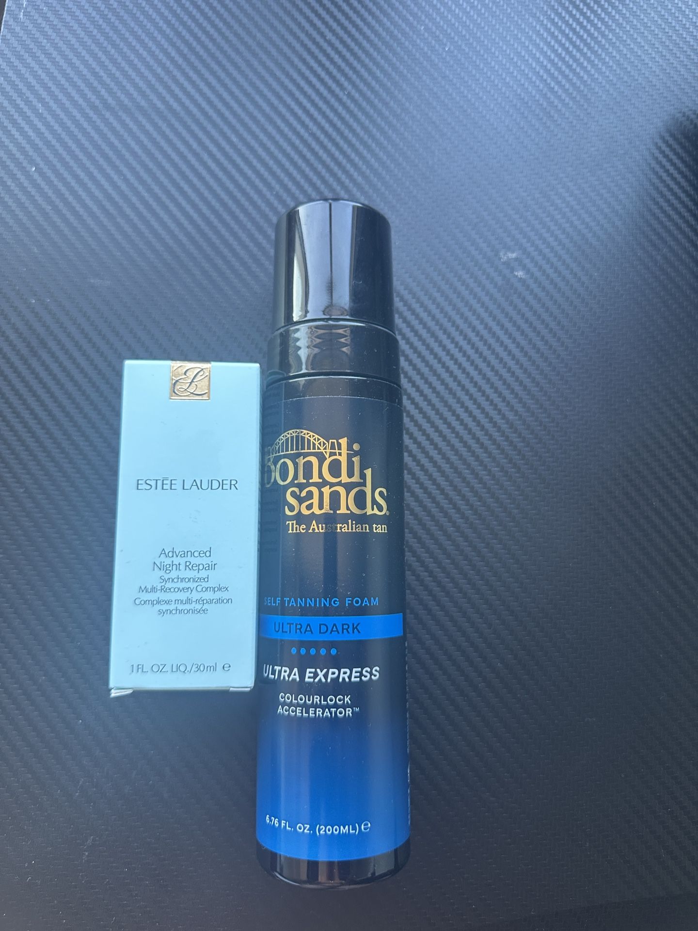 Completely Unused Estee Lauder Advanced Night repair Serum And Bondi Sands Tanning Foam
