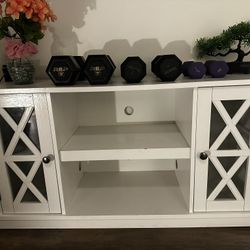 White TV Console 