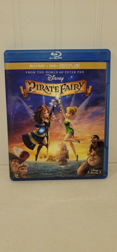 $5 DISNEY BLU RAY MOVIE. THE PIRATE FAIRY. BLU RAY ONLY. NO DIGITAL. $5 OR TRADE FOR A MOVIE TITLE I DO NOT ALREADY OWN.