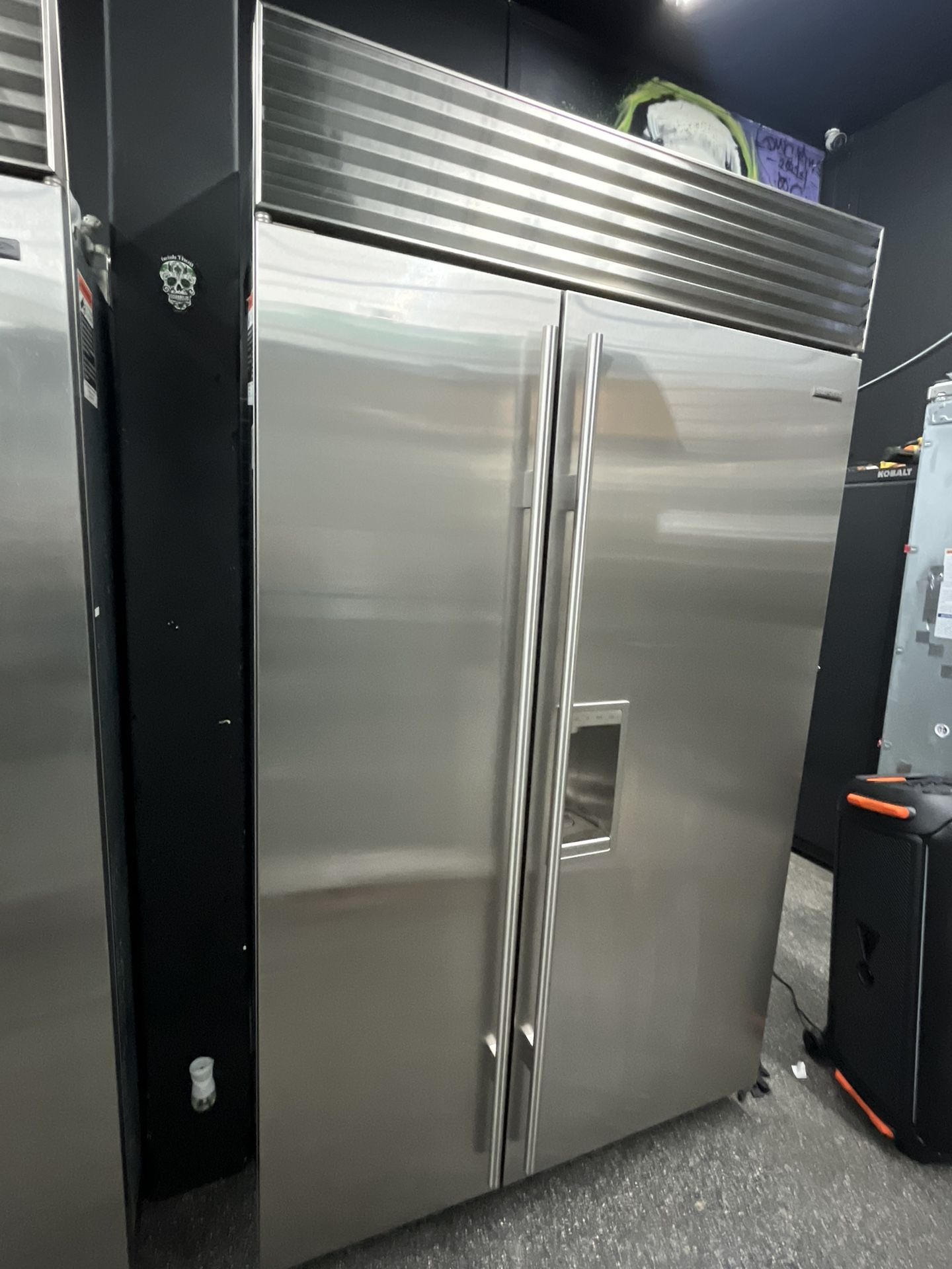 2022 Sub Zero Built In Stainless Steel 48” Side By Side Refrigerator
