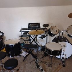 2 Drum Kits And Electric  Keyboard Set OBO
