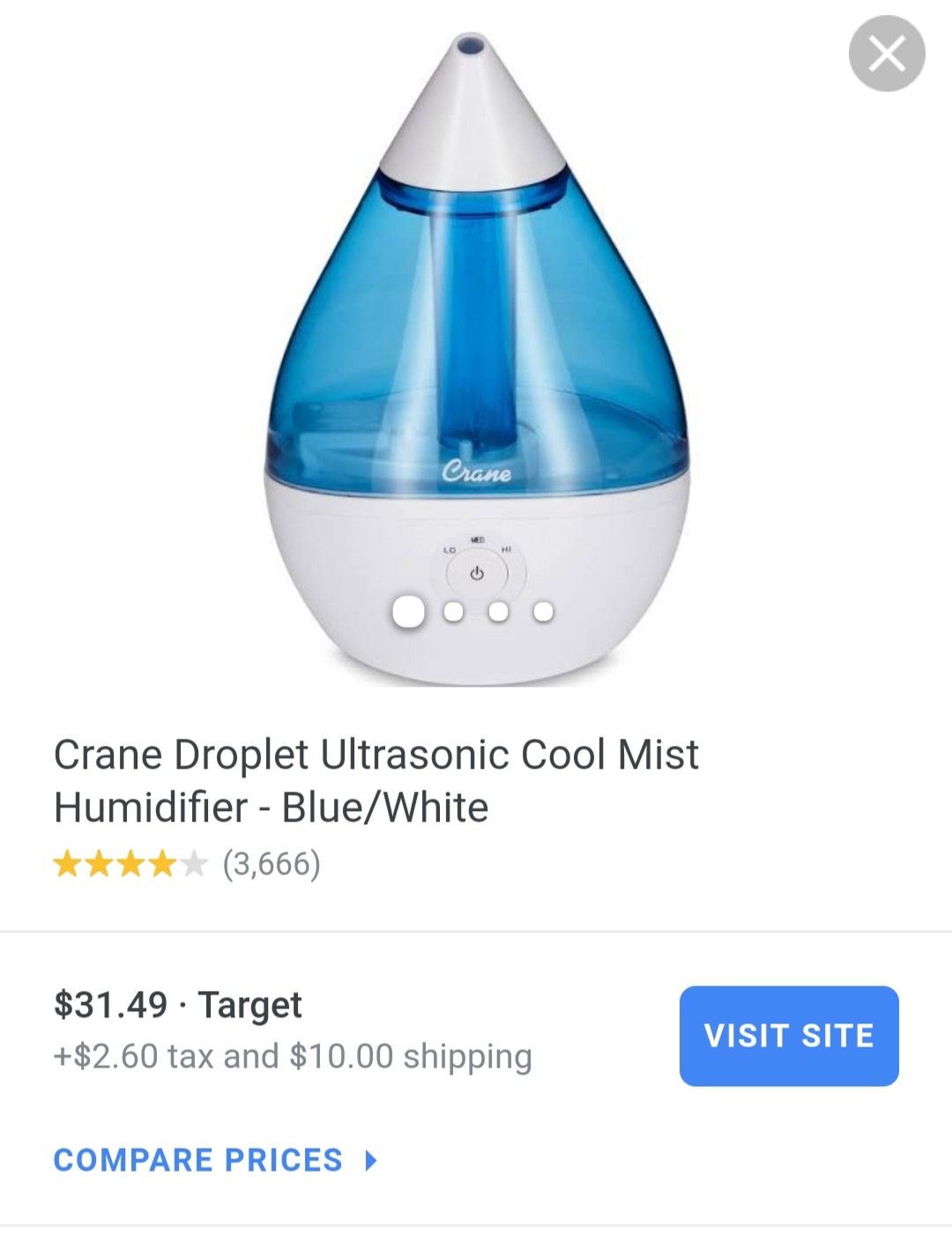 Unused Crane Humidifier