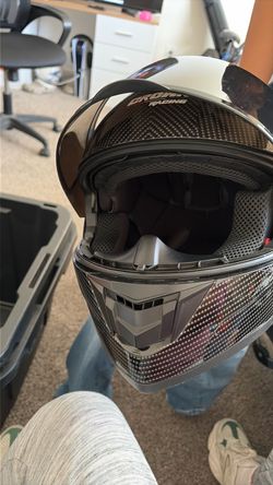 Crown racing helmet black