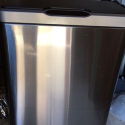 Stainless steel kitchen trash can