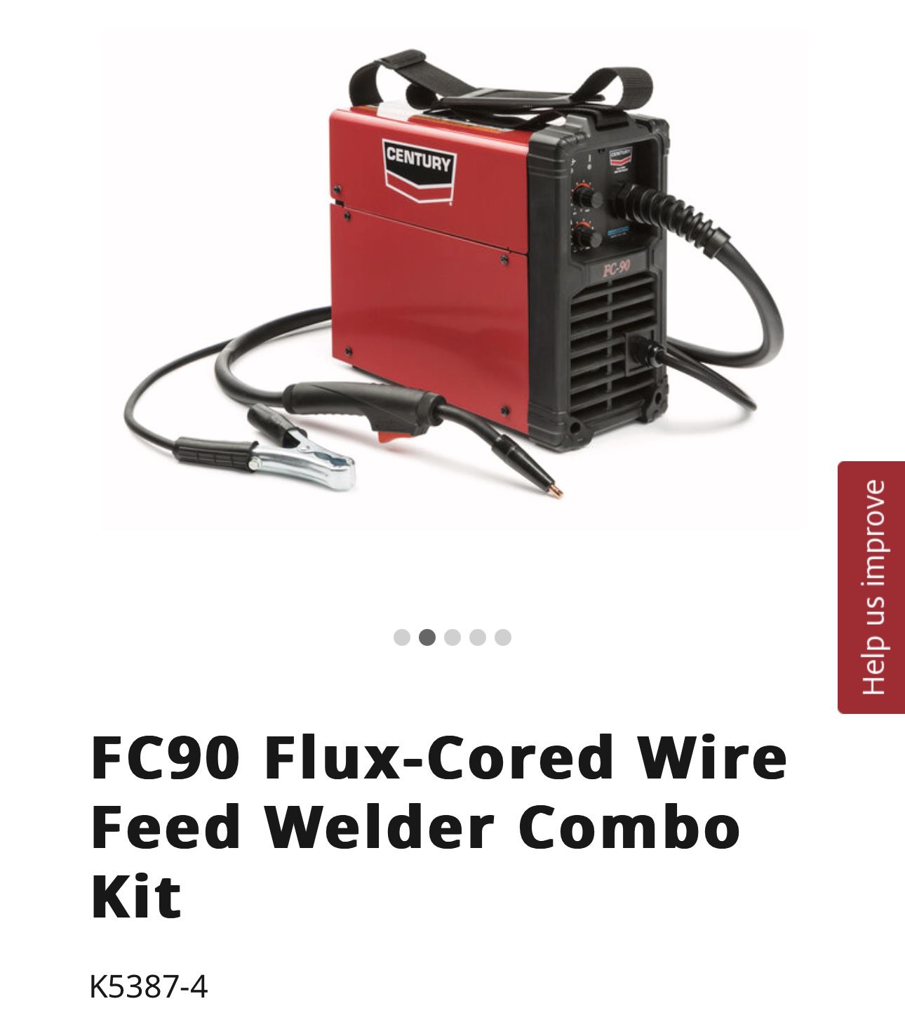 Lincoln Electric Flux Cored Welder