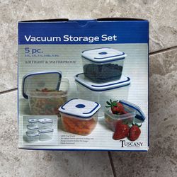 Vacuum Storage Set Five Piece