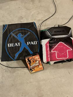 PS2 Dance Dance Revolution Game And Two Pads