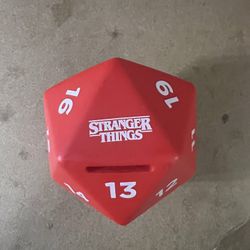 Stranger Things D20 Coin Bank
