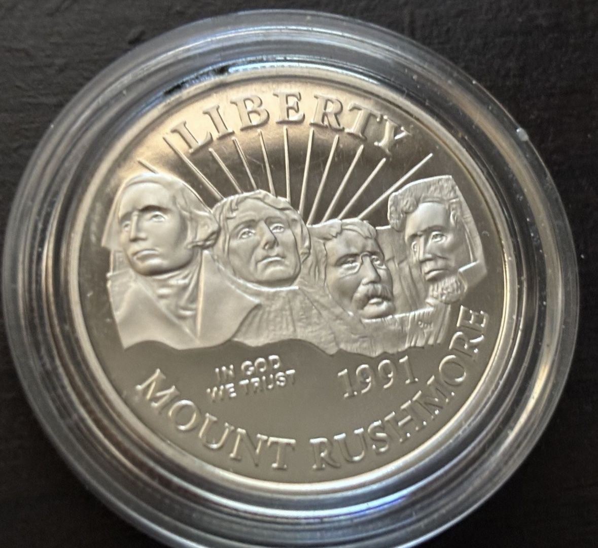 50 cents 1991 Coin Of USA. Vintage, collection