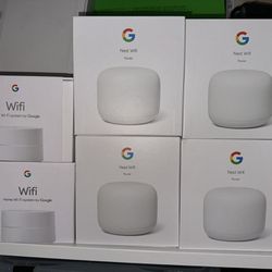 Google Nest Wifi Routers, 4x AC2200 & 2x AC1200