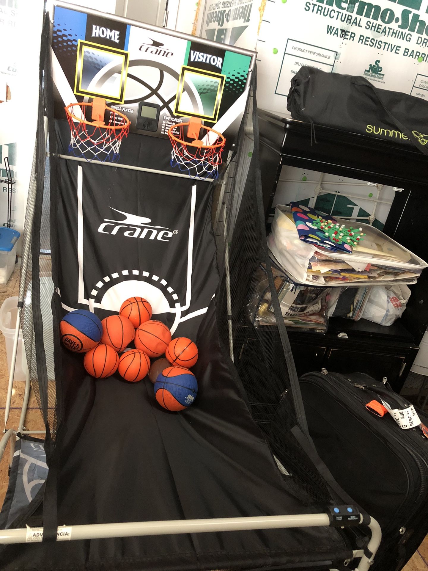 Indoor Basketball, Football, Baseball Arcade Game