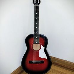 Vintage Parlor Acoustic Guitar