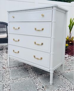 Faux Bamboo dresser