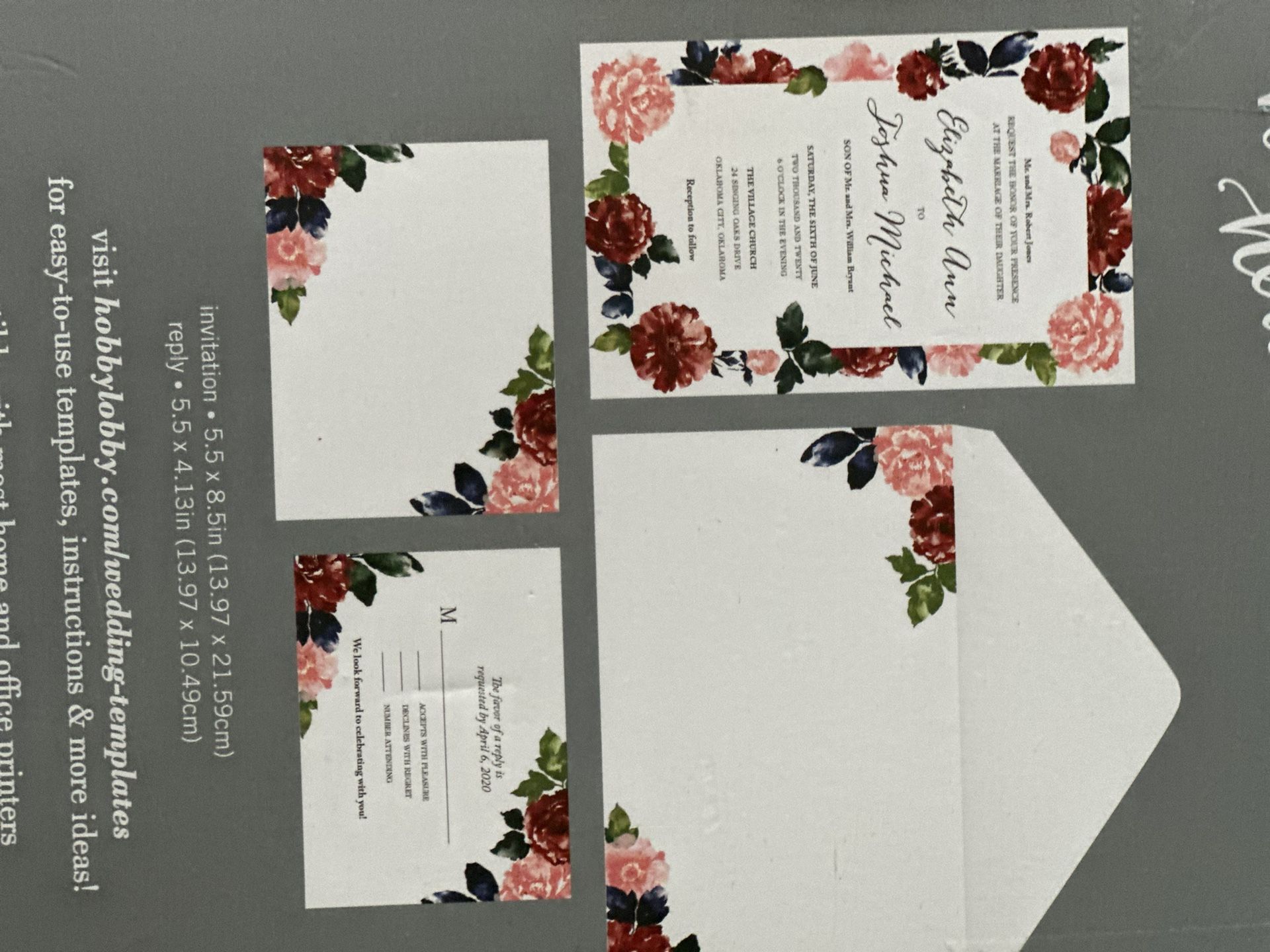 Wedding Invitations And Thank You Cards