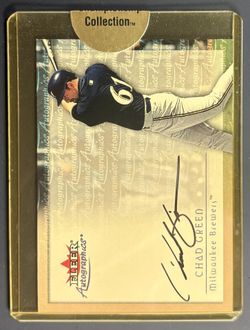 2001 Fleer Showcase - Autographics Chad Green
