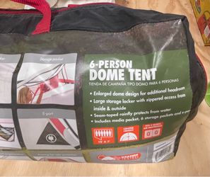 6 person dome tent