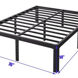 KING BED FRAME - METAL 