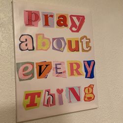 Colorful/Multicolor Christian Wall Art Poster