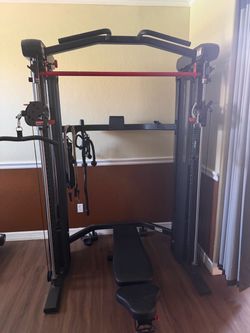Inspire Fitness SF3 Smith Functional Trainer + Folding Bench — $1,495