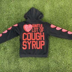 Cough Syrup Zip Sweater Large