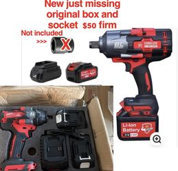 New not in original box JPT Supreme Brushless 21V Cordless Impact Wrench 3/4" Inch | 2100Nm Torque | Max 2300RPM Speed | Bright LED Light | Flat 36MM